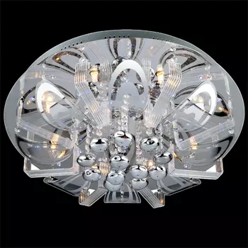 Люстра с пультом Eurosvet 5508 5508/9 хром/синий