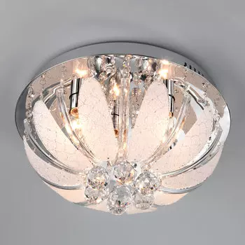 Люстра с пультом Eurosvet 5570 5570/5 хром/синий+красный+фиолетовый