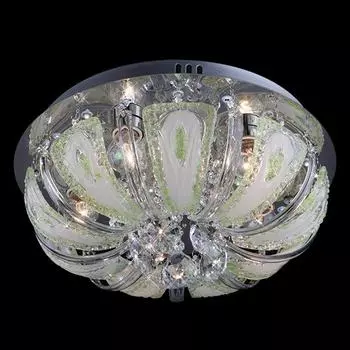 Люстра с пультом Eurosvet 5597 5597/5 хром/зеленый+синий+голубой