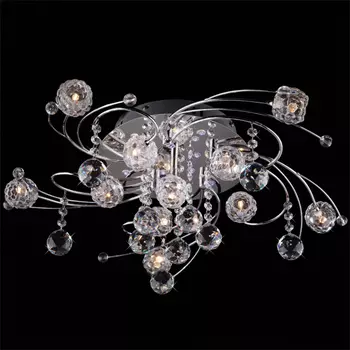 Люстра с пультом Eurosvet 85033 85033/11 хром/синий+красный+фиолетовый