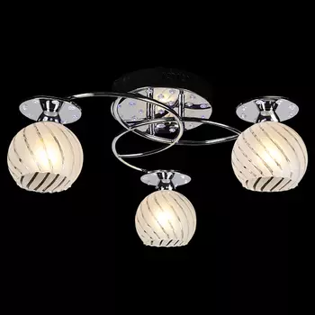 Люстра с пультом Eurosvet 9104 9104/3 хром/синий+красный+фиолетовый