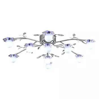 Люстра с пультом ID lamp Baton Rouge 227/10PF-Chrome