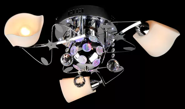 Люстра с пультом Natali Kovaltseva 10413/3С CHROME