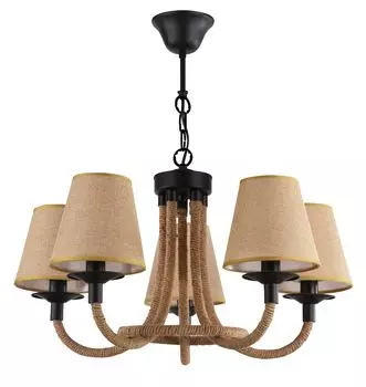 Люстра с веревками Corda FR4402-PL-05-GB Freya