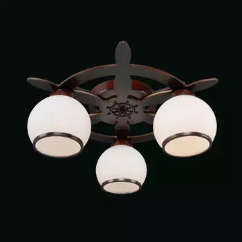 Люстра штурвал 3320 1-3320-3-BR E27 Максисвет