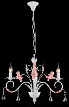 Люстра в детcкую Natali Kovaltseva Jennifer JENNIFER II 11372/3C IVORY PINK,CER