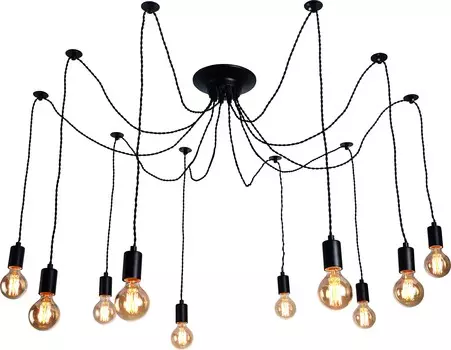 Люстра в форме паука Fuori A9184SP-10BK Arte Lamp