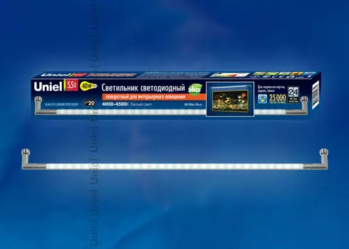 Мебельный светильник Uniel ULM-F31-5,5W/NW IP20 SILVER картон