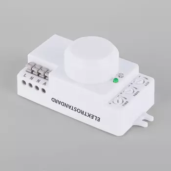Микроволновый датчик движения Elektrostandard SNS-M-13 MCW 1200W R10m