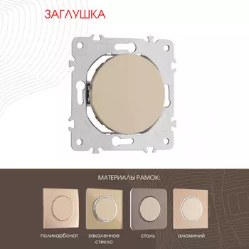 Накладка на механизм Arte Milano Am-202 202.50-1.shampan