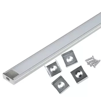 Накладной алюминиевый профиль с матовым рассеивателем, 200 см Uniel UF