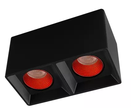 Накладной светильник Denkirs DK3030 DK3085-BK+RD
