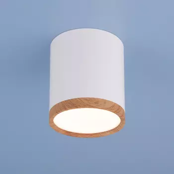 Накладной светильник Elektrostandart DLR024 6W 4200K белый матовый/све