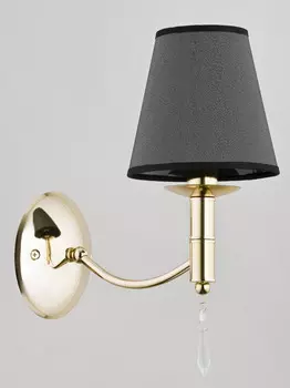 Настенное бра Alfa (СМ) Abil Black Gold 23020