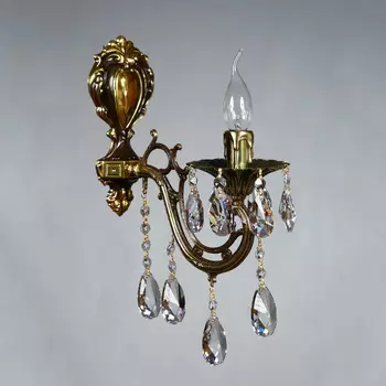 Настенное бра Ambiente Aria 8818/1 PB Tear drop