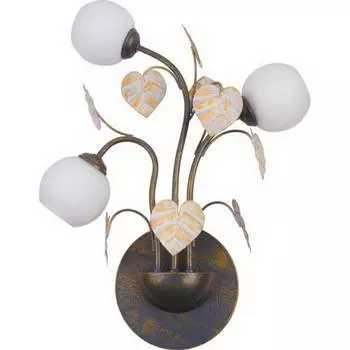 Настенное бра Arte Lamp FLORA A3539AP-3BG