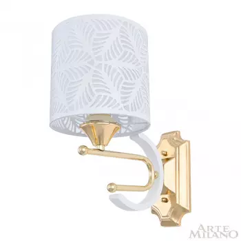 Настенное бра Arte Milano Florentia-2097 302097/1W Wh/Gd