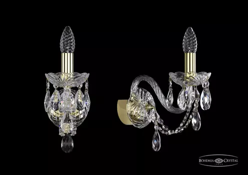 Настенное бра Bohemia 1406 1406B/1/160/G