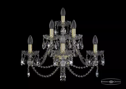 Настенное бра Bohemia 1406 1406B/3+2+1/240/XL/G