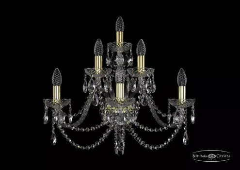 Настенное бра Bohemia 1406 1406B/3+2+1/240/G