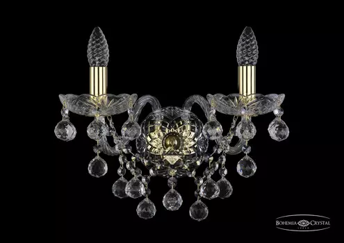 Настенное бра Bohemia 1409 1409B/2/160/XL/G
