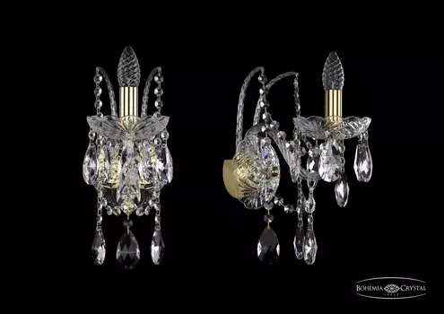 Настенное бра Bohemia 1411 1411B/1/160/XL/G