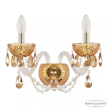 Настенное бра Bohemia 5402 5402B/2/165 G Amber/M-1G K721