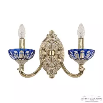 Настенное бра Bohemia 7209 7209B10/2/175 GW P Clear-Blue/H-1H