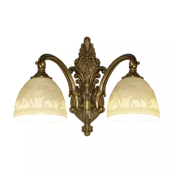 Настенное бра Bohemia 7209 7209B14/2/175 FP P1 D Horse