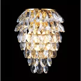 Настенное бра Crystal Lux Charme CHARME AP2+2 LED GOLD/TRANSPARENT