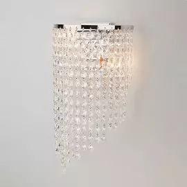 Настенное бра Eurosvet Cinila 3102/2 хром/прозрачный хрусталь Strotski