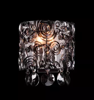 Настенное бра Eurosvet 3400 3400/2 хром/дымчатый хрусталь Strotski