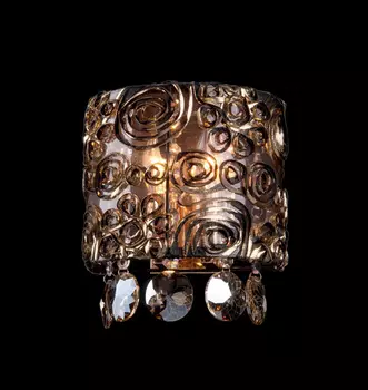 Настенное бра Eurosvet 3400 3400/2 золото/тонированный хрусталь Strotski