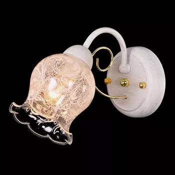 Настенное бра Eurosvet 70014 70014/1 белый с золотом