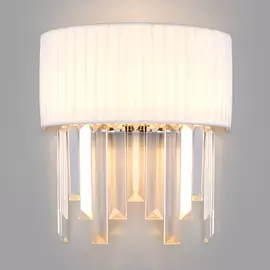 Настенное бра Eurosvet Amantea 10122/2 хром/прозрачный хрусталь Strots