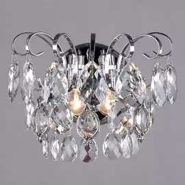 Настенное бра Eurosvet Crystal 10081/2 хром/прозрачный хрусталь Strots