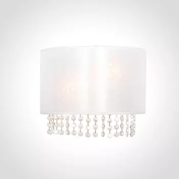 Настенное бра Eurosvet Grace 10070/2 хром/белый Strotski