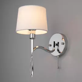 Настенное бра Eurosvet Madera 10093/1 хром/прозрачный хрусталь Strotsk