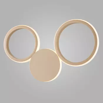 Настенный LED светильник Eurosvet Rings 40141/1 LED золото