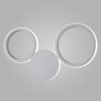 Настенный LED светильник Eurosvet Rings 40141/1 LED серебро