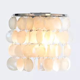 Настенное бра Eurosvet Sandra 60084/2 хром/перламутр