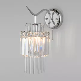 Настенное бра Eurosvet Sevilia 10119/1 хром/прозрачный хрусталь Strots
