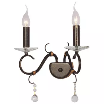 Настенное бра ID lamp Hampton 253/2A-Blackplati