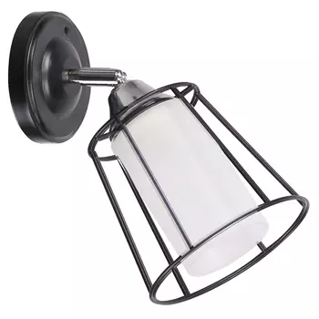 Настенное бра IMEX MD.24380-1-W BK+CH