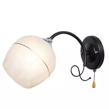 Настенное бра IMEX MD.3314-1-W BK+CH