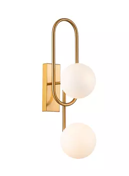 Настенное бра Indigo Opaco 11015/2W Brass V000151