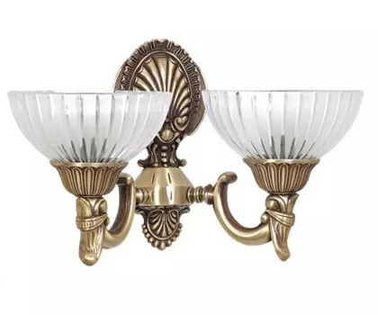 Настенное бра KINK Light Кристалл Классика 2067/2.А ANTIK