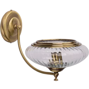 Настенное бра Kutek San Marino New Swarovski (плафон) SAN-K-1(P)SW