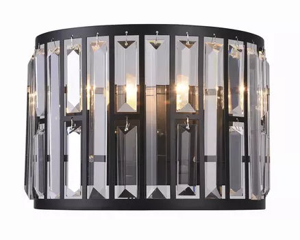 Настенное бра Lumien Hall Кароль 0003/2W-BK-CL