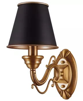 Настенное бра Lumien Hall Мэдисон 1018/1W-AB-BK